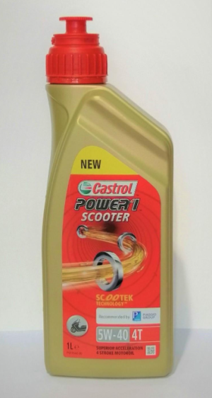 Castrol POWER 1 Scooter 4T Piaggio 5W-40 – 1L